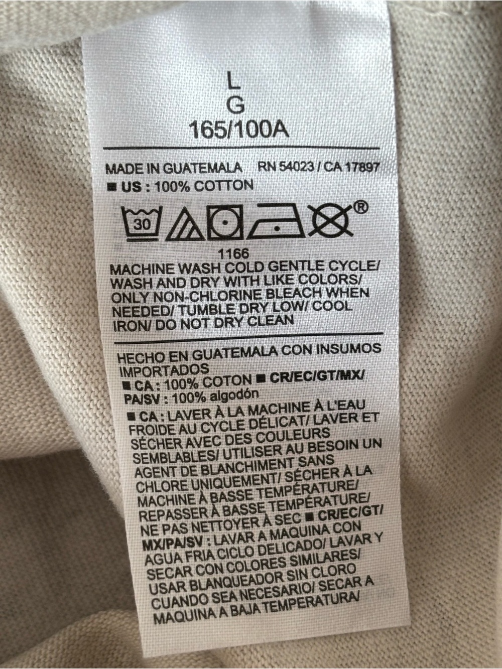 Old Navy Vintage Crew-Neck Mini T-Shirt Dress Tan Size Large 100% Cotton - Picture 5 of 5